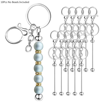 10 bucăți de metal cu mărgele pentru breloc pentru mărgele pandantiv bijuterii brelocuri bricolaj artizanat brelocuri pentru cadou de Valentine's