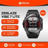 „Zeblaze Vibe 7 Lite“ balso skambučių išmanusis laikrodis, didelis 1,47 colio IPS ekranas, 100 ir daugiau sporto režimų, 24 val. sveikatos stebėjimo išmanusis laikrodis vyrams