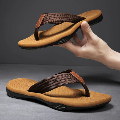 Papuci pentru bărbați Flip-flops de vară Brand Fashion Outdoor Confortable Casual Slides Pantofi anti-alunecare Sandale de plajă 6 culori