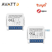 AVATTO Tuya ZigBee nutikas lüliti DIY mooduli taimeri relee automatiseerimine Smart Life APP Kaugjuhtimispult Töö Alexa Google Home`iga