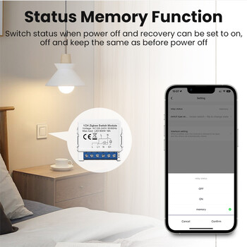 AVATTO Tuya ZigBee Smart Switch Направи си сам модул Timer Relay Automation Smart Life APP Дистанционно управление Работа с Alexa Google Home