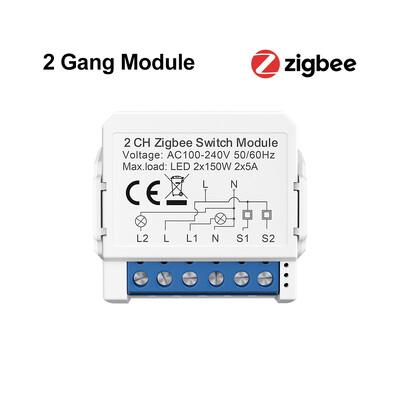 AVATTO Tuya ZigBee nutikas lüliti DIY mooduli taimeri relee automatiseerimine Smart Life APP Kaugjuhtimispult Töö Alexa Google Home`iga