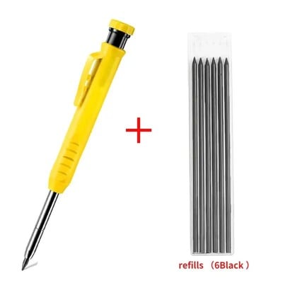 Tugev puusepa pliiatsikomplekt Puidutöötlemistööriistad Mehaaniline pliiats 5 värvi täitmine Ehitustöö Tööriistad Puusepatöö Märgistus Scriber