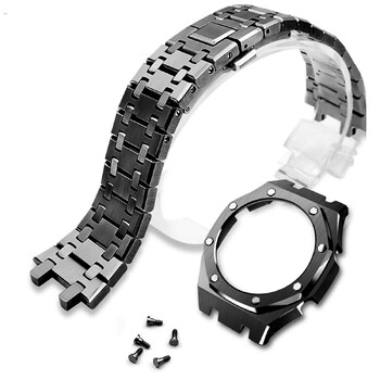 Gen4 GA2100 GAB2100 Casioak Mod kit Modification Frame Metal Case Bezel Frame For ga2110 Метална гумена каишка Аксесоар на едро