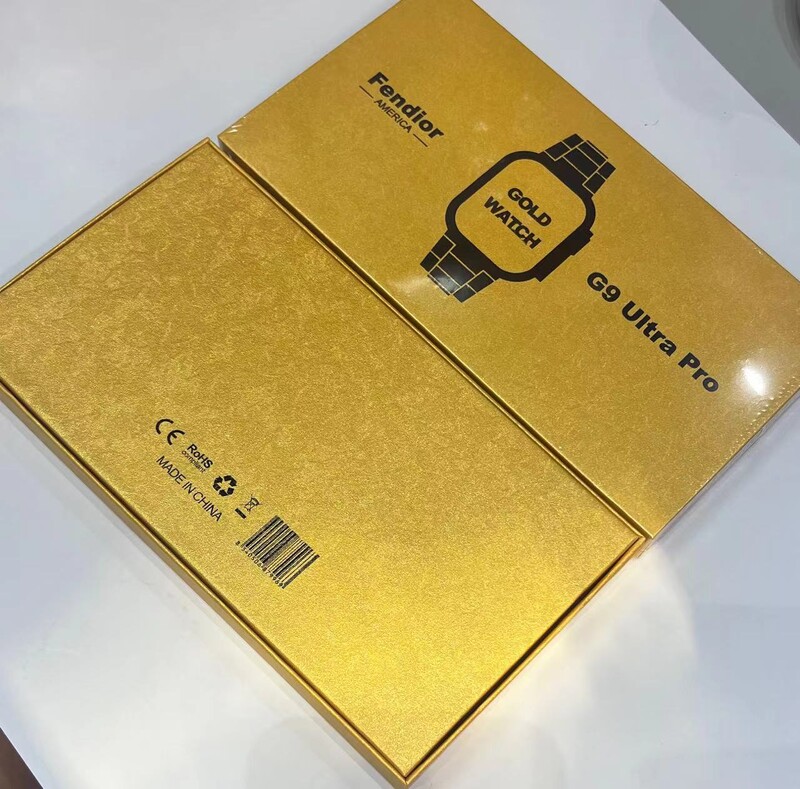 G9ultrapro luksuslik kullast nutikell 49 mm tõelise kruviga pulsimõõtja sammuga kullast nutikella käevõru