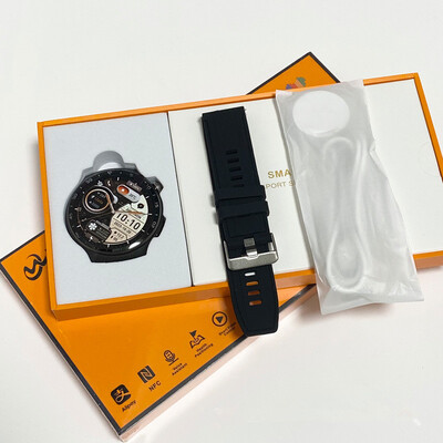 Ceas inteligent pentru bărbați Ceas 4 Pro AMOLED HD Ecran Frecvență cardiacă Apel Bluetooth IP68 Impermeabil NFC Sport SmartWatch 2024 Nou ceas GT4