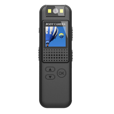 Mini cameră pentru corp Full HD 1080P Cameră montată pe corp Mică, portabilă, cu viziune nocturnă, pentru poliție, suport pentru camera de poliție pentru card TF mini cameră