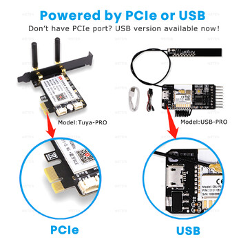 Tuya eWeLink Wifi Zigbee Превключвател за нулиране на захранването на компютъра USB PCIe карта Дистанционно управление за PC Настолен компютър за Alexa Google Home