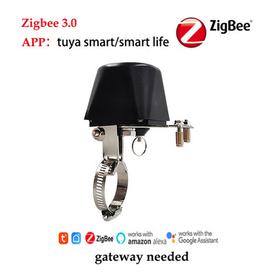 1/2" 3/4" 1" Tuya Zigbee Supapă inteligentă de gaz pentru grădină Timer de oprire a apei Controller de irigare cu Alexa Google Assistant SmartLife