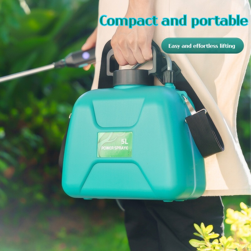 Õlatüüpi elektriline pestitsiidipihusti 2000 mAh liitiumaku pihustiga aiatööriist on varustatud USB-ämbriga laadimisega