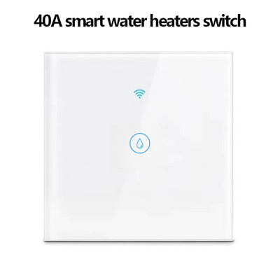 40A Tuya Smart Wifi veesoojendi Boiler puutelüliti EU veesoojendi õhukonditsioneer töötab Google Home Alexaga