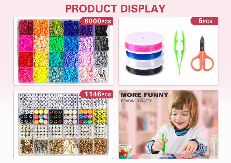 Olymer savist helmeste komplekt 6 mm vikerkaarevärvi lamedad helmed Boho jaoks ainulaadse käevõru kaelakee jaoks kirjahelmeste aksessuaaride komplekt isetegemine