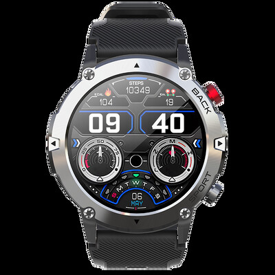 Smart Watch Men Blue Tooth Call Smartwatch 2022 IP68 Waterproof Health Monitoring 360 HD 15 Days Standby Watch For Men C21