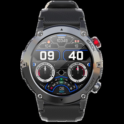 Smart Watch Men Blue Tooth Call Smartwatch 2022 IP68 Waterproof Health Monitoring 360 HD 15 Days Standby Watch For Men C21