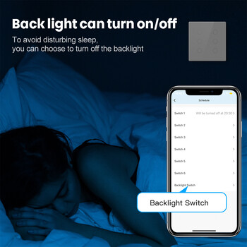 AVATTO Tuya Brazil WiFi/Zigbee Smart Light Switch 4/6Gang Touch Стенен превключвател Smart Life APP Дистанционно управление с Alexa Google Home