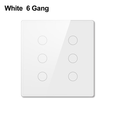 AVATTO Tuya Brazil WiFi/Zigbee Smart Light Switch 4/6Gang Touch Wall Switch Smart Life APP Τηλεχειριστήριο με Alexa Google Home