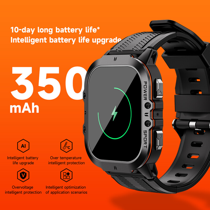 MISIRUN Νέο C26 Smart Watch 100+ Sports modes Bluetooth Call Smartwatch 1,96" AMOLED 1ATM Αδιάβροχο στρατιωτικό ρολόι χειρός εξωτερικού χώρου