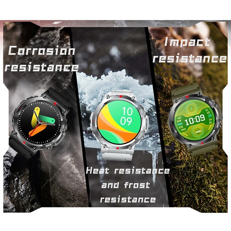 Nutikell COLMI V70 meestele, ülisuur HD AMOLED ekraan, Bluetoothi kõnekell, tervise ja treeningu jälgimise nutikell