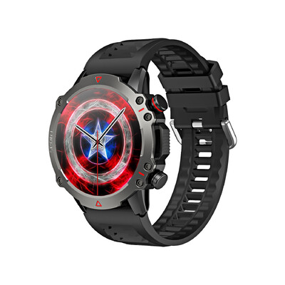 AMOLED SmartWatch Rugged Military BT Call Smart Watch Sports Fitness Tracker 1,53 ιντσών 360*360 HD Οθόνη 30 ημερών Standby Men