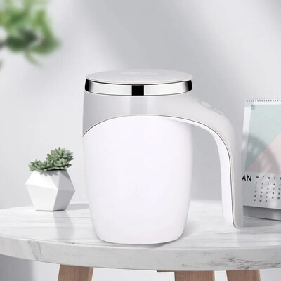 Blender electric de 400 ml oală mixer, căni portabile din sticlă de cafea cu amestecare automată pentru amestecarea băuturilor de cafea cu lapte latte