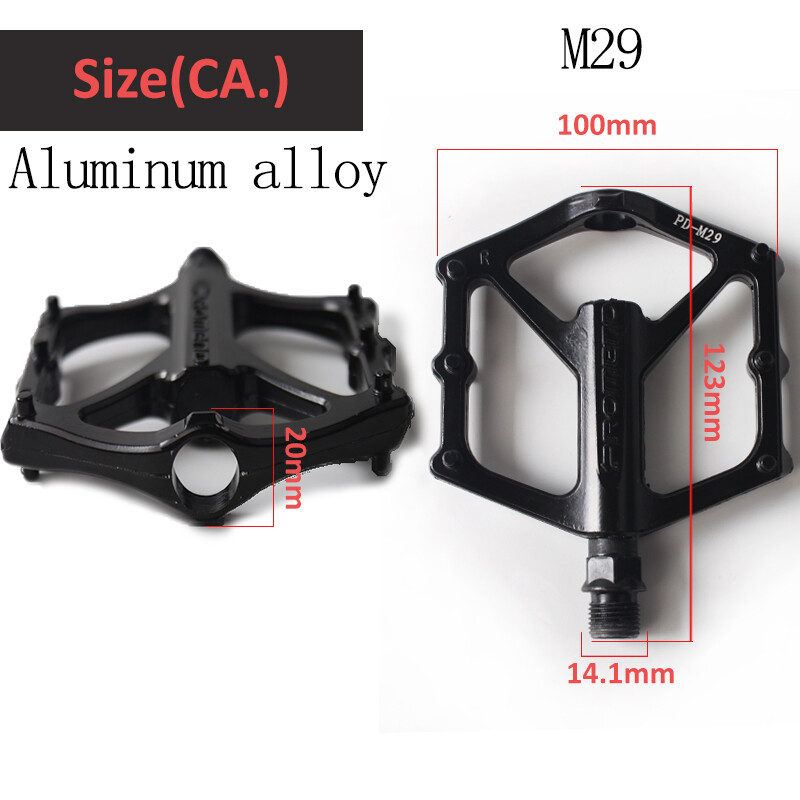 BUCKLOS Pedale plate pentru biciclete Rulmenti DU Ușoare Bmx Mtb Pedale Din aliaj de aluminiu Pedale pentru biciclete de munte Platformă largă anti-alunecare