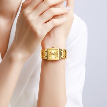 LiEBIG Luxury Golden Quartz Ρολόγια Χεριού για Γυναικεία Κορίτσι Ανδρική Μόδα 30m Αδιάβροχα Γυναικεία Γυναικεία Ανδρικά Ρολόγια Relogio Feminino