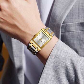 LiEBIG Luxury Golden Quartz Ρολόγια Χεριού για Γυναικεία Κορίτσι Ανδρική Μόδα 30m Αδιάβροχα Γυναικεία Γυναικεία Ανδρικά Ρολόγια Relogio Feminino