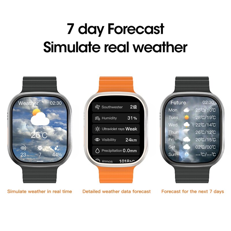 W69 hulgimüük Smart Watch Microwear 2GB ROM Series 9 2.2 IP68 49mm Bluetooth CallNFC GPS Track Meeste sport naiste nutikell