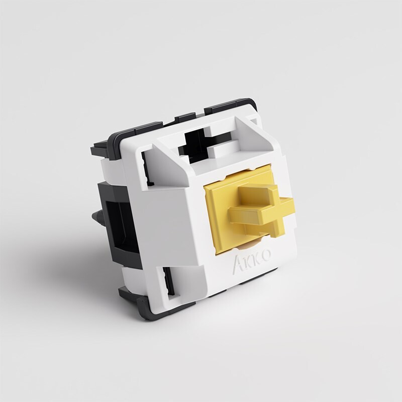 Akko Penguin Switch 5 kontaktiga 48gf puutetundlik vaikne lüliti, mis ühildub MX mehaanilise klaviatuuriga (45 tk)