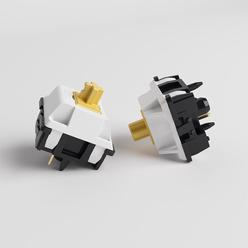 Akko Penguin Switch 5 kontaktiga 48gf puutetundlik vaikne lüliti, mis ühildub MX mehaanilise klaviatuuriga (45 tk)