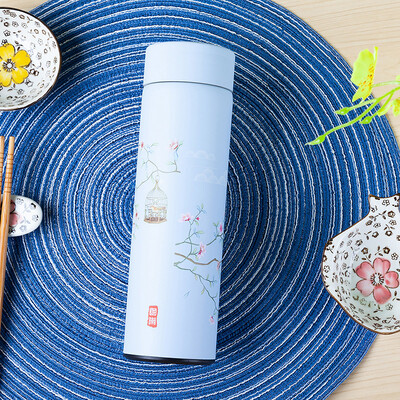 500 ml roostevabast terasest termotass kohvi-teekruus Hiina klassikalises stiilis veepudel filtriga termotass