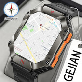 2023 Νέο ανδρικό έξυπνο ρολόι Πυξίδα GPS Movement Track Smartwatch 650 mAh Μεγάλη μπαταρία Ανθεκτικά Στρατιωτικά Έξυπνα Ανδρικά Ρολόγια
