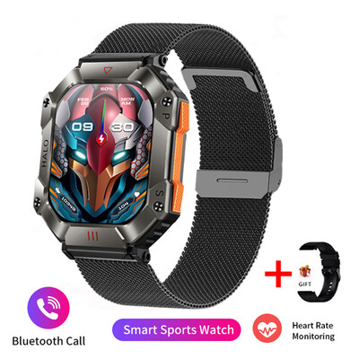 2023 Νέο ανδρικό έξυπνο ρολόι Πυξίδα GPS Movement Track Smartwatch 650 mAh Μεγάλη μπαταρία Ανθεκτικά Στρατιωτικά Έξυπνα Ανδρικά Ρολόγια