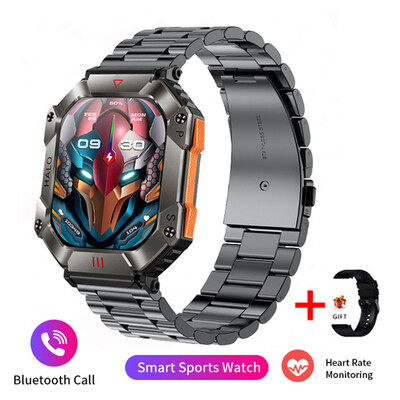 2023 Νέο ανδρικό έξυπνο ρολόι Πυξίδα GPS Movement Track Smartwatch 650 mAh Μεγάλη μπαταρία Ανθεκτικά Στρατιωτικά Έξυπνα Ανδρικά Ρολόγια