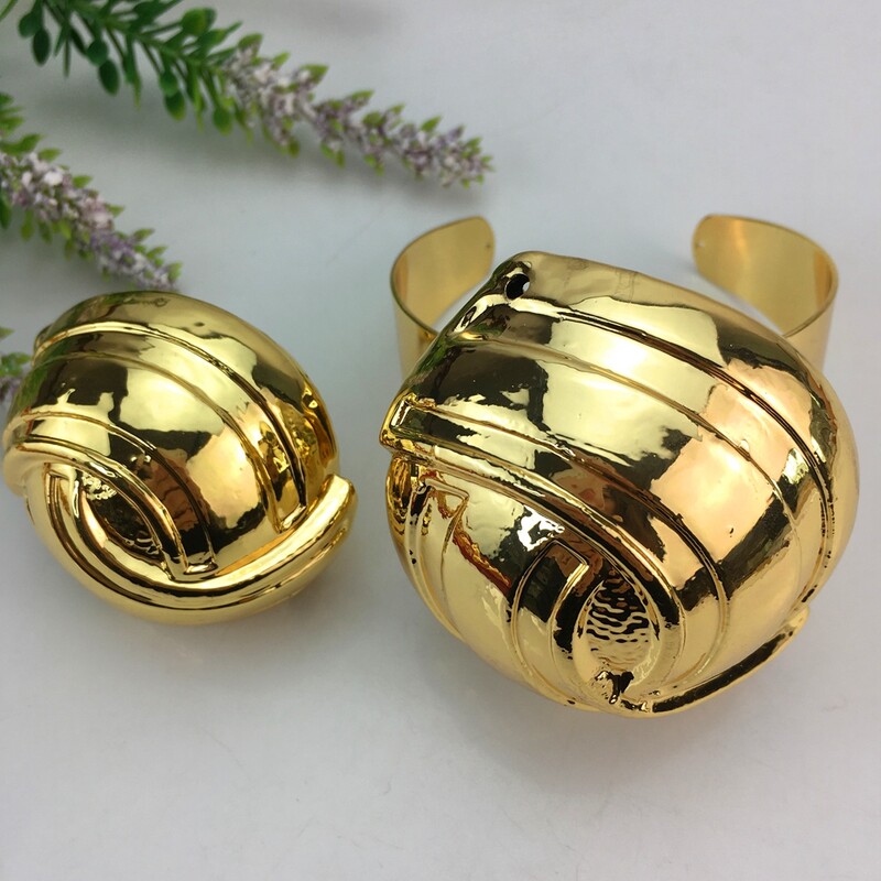 Naujausia drąsi apyrankė su žiedu Brazilijos papuošalai moterims FHK17202