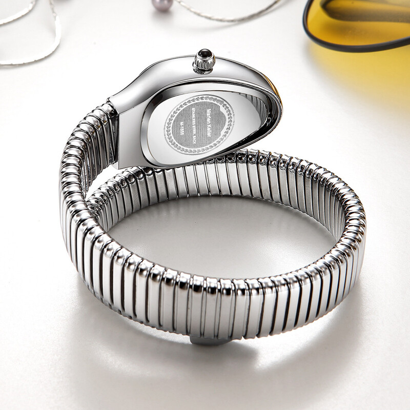 Marlen Keller 2023 uus moodne naiste käekell, populaarne Euroopa ja Ameerika kvarts teemantidega Ussikujuline käekell