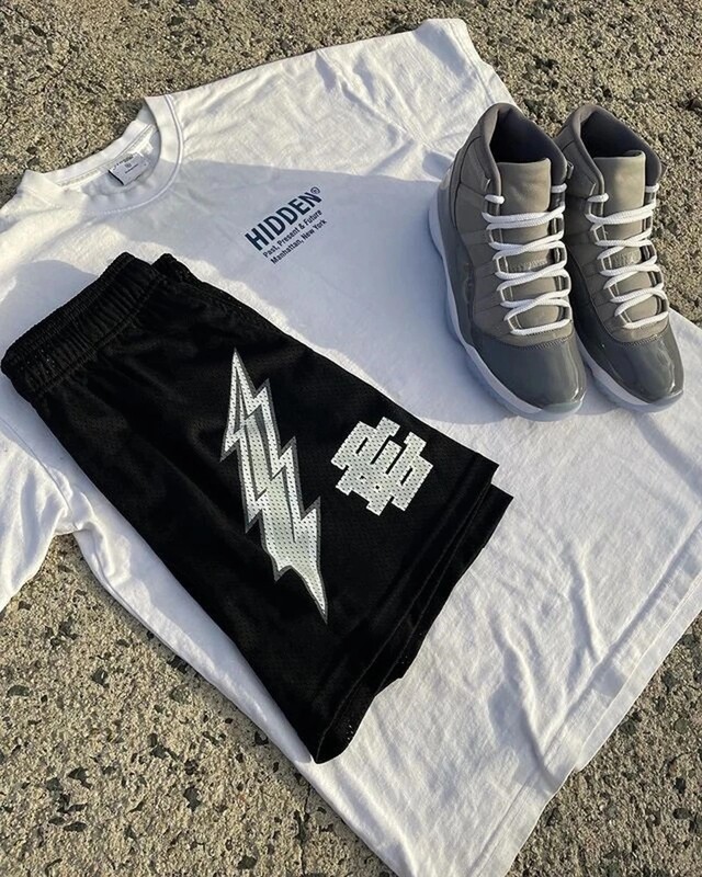 Eric Emanuel EE uus Basic Short NEW YORK CITY SKYLINE 2024Uued spordispordipüksid meeste jõusaali hingavad vabaaja spordipüksid