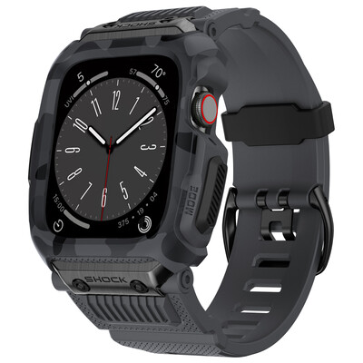 Αθλητική Θήκη+Ιμάντας για Apple Watch Band 8 7 45mm Αδιάβροχο σταγόνες iwatch series 6 SE 5 4 3 2 44mm 42mm Mod Kit correa