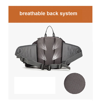 Къмпинг чанта за кръста Ракла Външна найлонова чанта през рамо Crossbody Пътуване Колоездене Велосипед Каране Бягане Дамски чанти Катерене Мъжки чанти