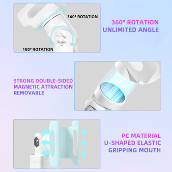 Χειρός Quick Dryer Mini Nail Drying Lamp with Stand Επαναφορτιζόμενη λάμπα UV LED για Νύχια Φορητό εργαλείο Nail Art Σπίτι Ταξίδι Χρήση