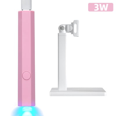 Rankinė greito džiovintuvo mini nagų džiovinimo lempa su stovu Įkraunama UV LED lempa nagams Nešiojama nagų dailės priemonė Naudojimas namuose kelionėse