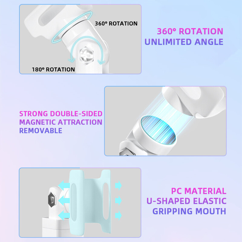 Rankinė greito džiovintuvo mini nagų džiovinimo lempa su stovu Įkraunama UV LED lempa nagams Nešiojama nagų dailės priemonė Naudojimas namuose kelionėse