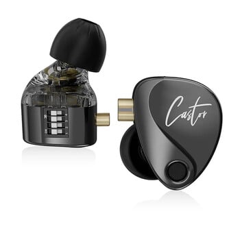 KZ Castor 2DD Dynamic in Earphone Ακουστικά υψηλής τεχνολογίας ρυθμιζόμενα Ακουστικά HiFi Bass Monitor Ακουστικά ακύρωσης ακουστικών ZSNPRO EDXPRO