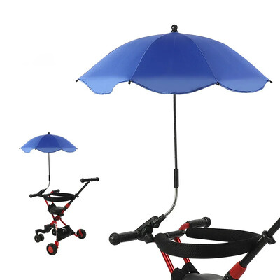 Universal Baby Car Karm Umbrella Adjustable Shade Umbrella Uv Sunshade for Stroller Accessories Sun Visor Portable Parasol Items