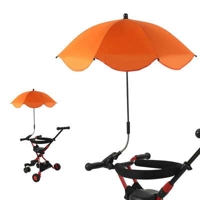 Universal Baby Car Karm Umbrella Adjustable Shade Umbrella Uv Sunshade for Stroller Accessories Sun Visor Portable Parasol Items