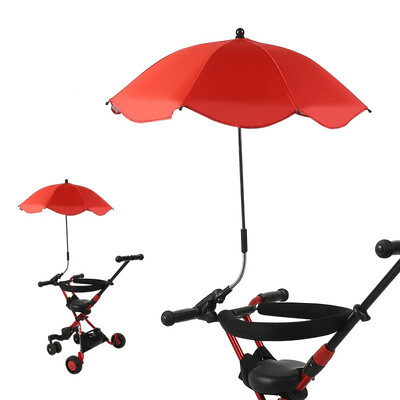 Universal Baby Car Karm Umbrella Adjustable Shade Umbrella Uv Sunshade for Stroller Accessories Sun Visor Portable Parasol Items
