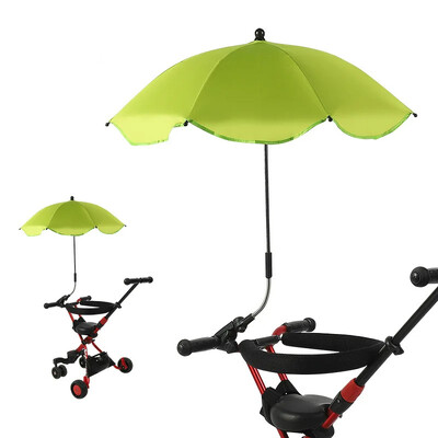 Universal Baby Car Karm Umbrella Adjustable Shade Umbrella Uv Sunshade for Stroller Accessories Sun Visor Portable Parasol Items