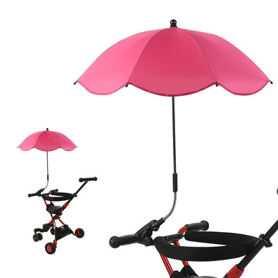Universal Baby Car Karm Umbrella Adjustable Shade Umbrella Uv Sunshade for Stroller Accessories Sun Visor Portable Parasol Items