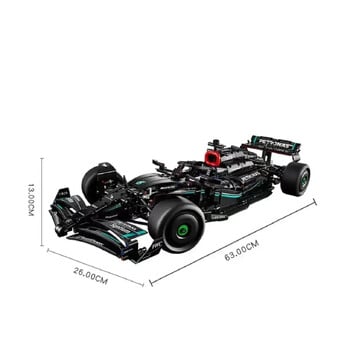 HOT TOY 42171 F1 W14 E Τεχνικές επιδόσεις Δομικά μπλοκ Super Race Car Συναρμολόγηση Μοντέλο Όχημα Παιχνίδια Τούβλα Δώρα για αγόρια