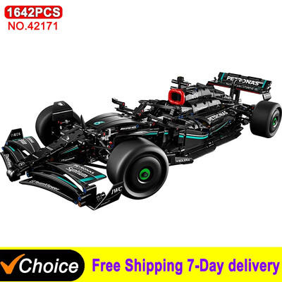 HOT TOY 42171 F1 W14 E Techninės charakteristikos Statybiniai blokai Super Race Automobilių surinkimas Modelis Transporto priemonės Žaislai Plytelės berniukams Dovanos